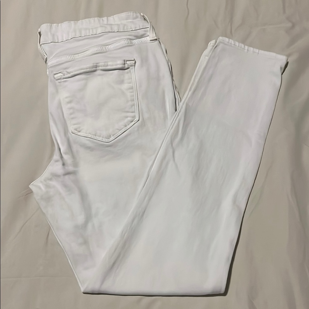 Old Navy Rockstar Mid-Rise White Women's Jeans